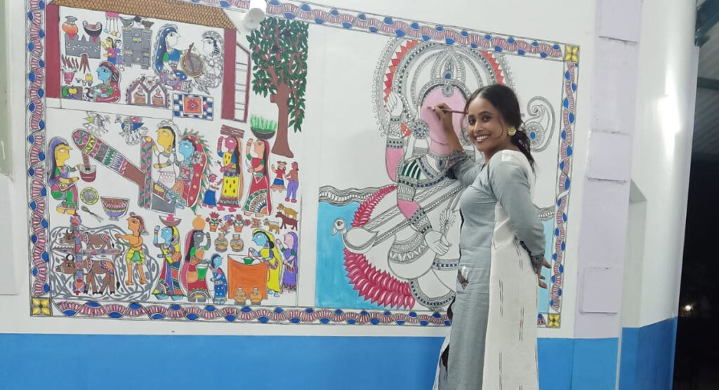 मिथिला चित्रकलाकी सुनैना