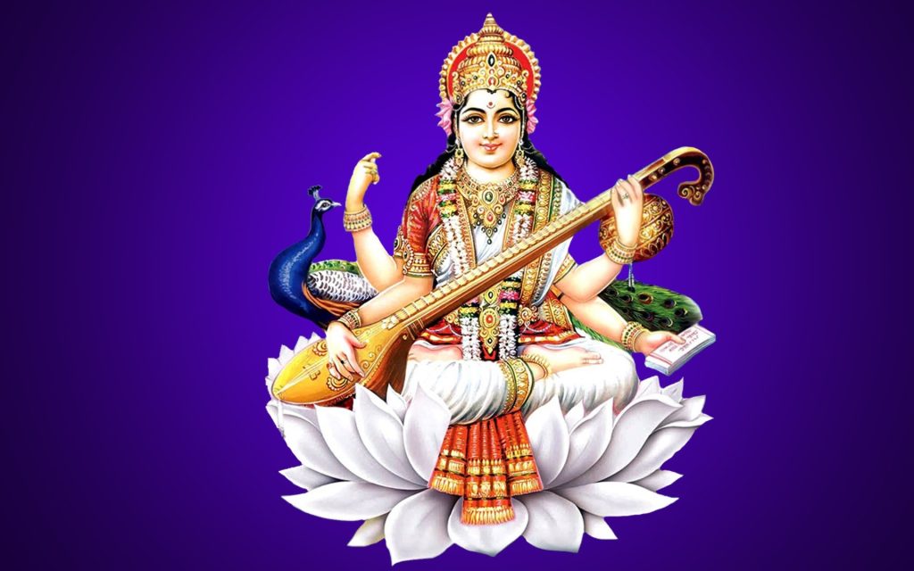 सरस्वती पूजासँगै बालबालिकाको अक्षरारम्भ
