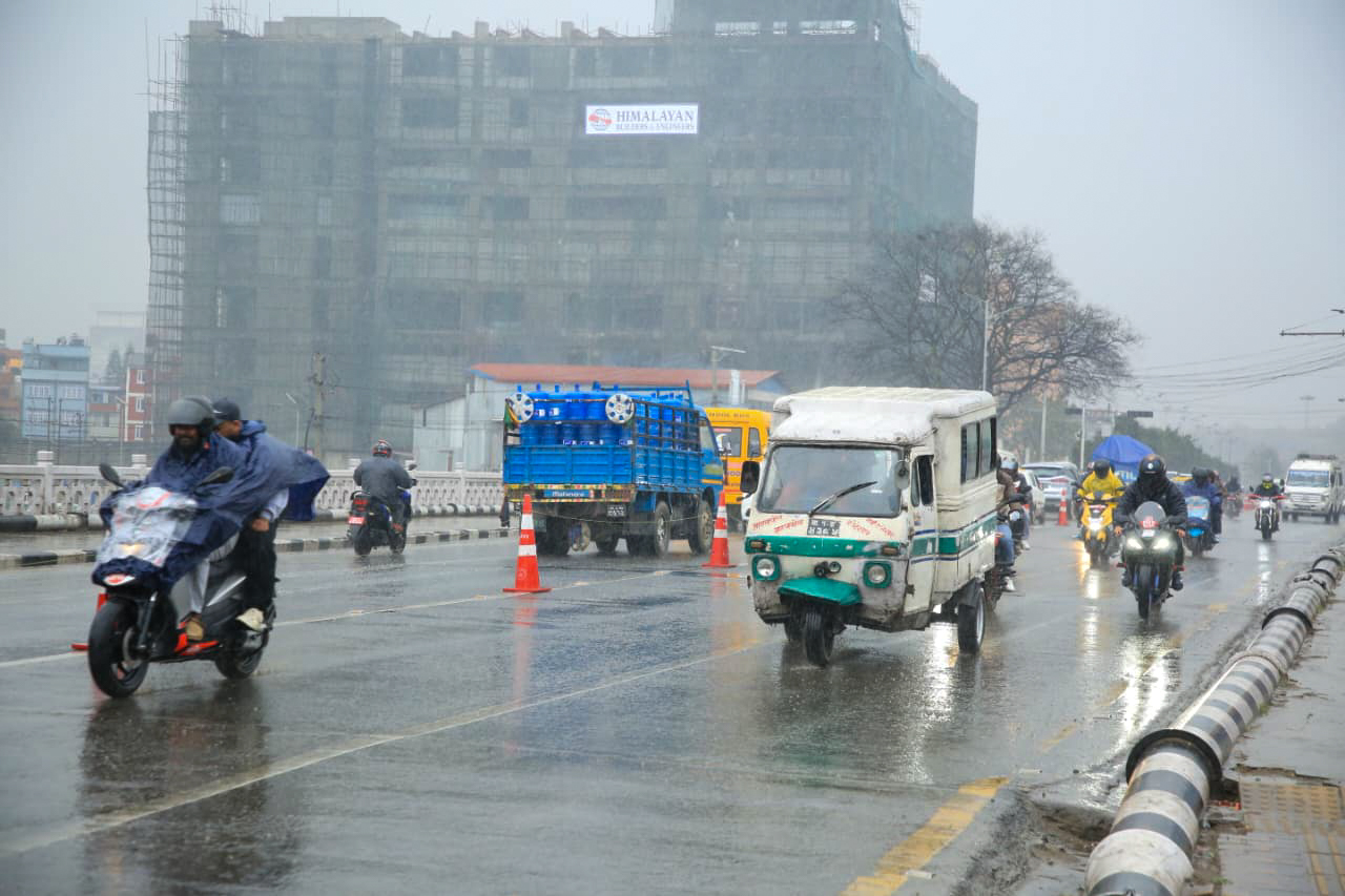 सुर्खेतमा सबैभन्दा बढी वर्षा, काठमाडौं उपत्यकामा हल्का पानी
