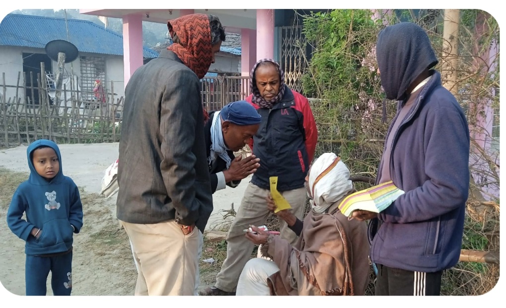 सप्तरी–४ मा रामाकान्त चौधरीको सशक्त उपस्थिति, घरदैलो अभियान तीव्र