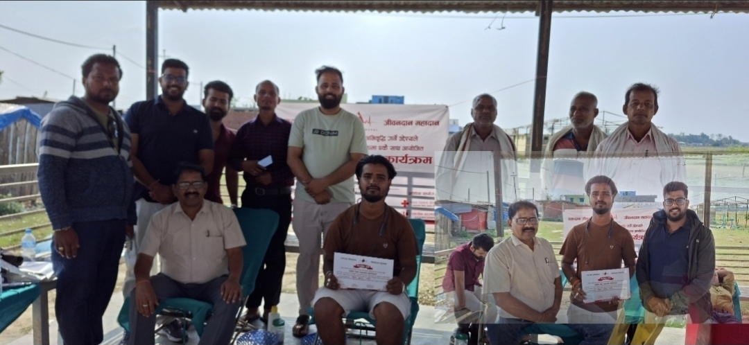 मधेशभर एकैसाथ महा–रक्तदान अभियान, सोनवर्षामा उल्लेखनीय सहभागिता